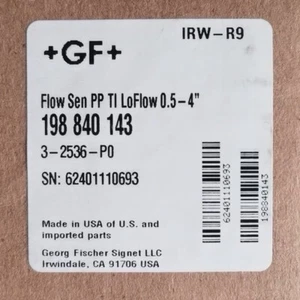 New and Original U.S. GF Flow Sensor 3-2536-P0 - Picture 1 of 3