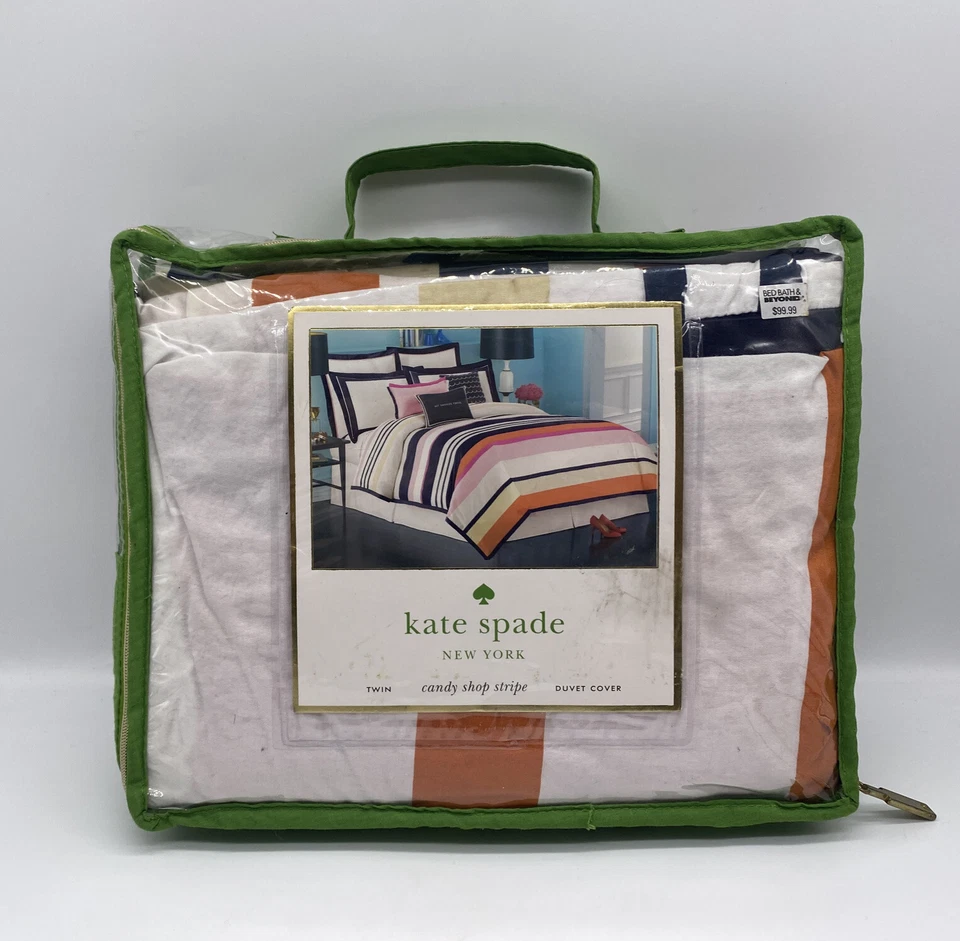 Kate Spade York Candy Shop Stripe Duvet Cover Twin