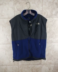 Chaleco Polartec Años 90 Negro Azul Denali Polar Cremallera Completa Para Hombre Cara Norte Talla L De Colección - Imagen 1 de 7