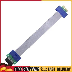 Flexibles PCI Express Riser Card Extender Verlängerungskabel PCIe 1X zu 1X Konve - Photo 1/4