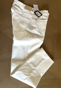 $198 Colección Peter Millar Para Hombre 5 Bolsillos Tencel Mezcla Algodón 33X30 Off White - Imagen 1 de 9