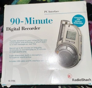 Radioshack 90 Minuten Digital Recorder, PC Interface Neu Open Box - Bild 1 von 4