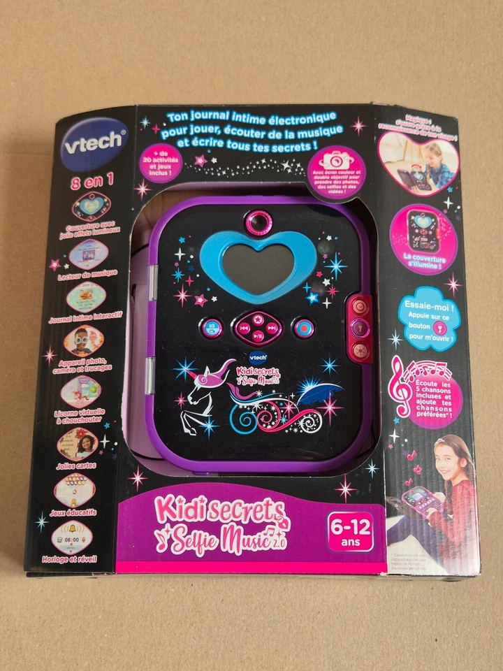 KidiSecrets Selfie Music 2.0 noir vtech Französisch Tagebuch - Bild 1 von 1