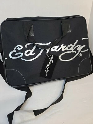 全新带标签 ED HARDY 大号笔记本电脑/电脑/双袋 — 第 1/4 张图片