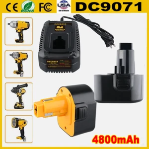 12 Volt For DEWALT DC9071 Battery /Charger DW9071 DW9072 DC9740 Replacement 12V - Picture 1 of 21