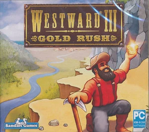 WESTWARD III 3 GOLD RUSH - Wirtschaftsstrategie Aufbau Wild West PC Spiel NEU! - Bild 1 von 2