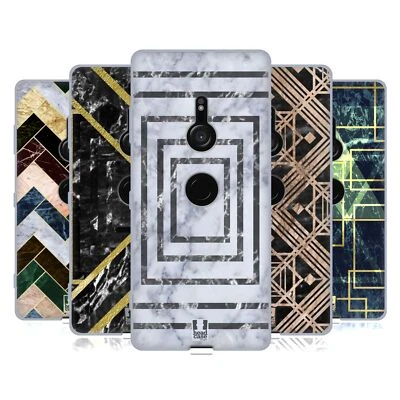 HEAD CASE DESIGNS GEOMETRIC MARBLE SOFT GEL CASE FOR SONY PHONES 1 - Image 1 of 4