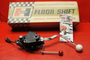 NOS HURST SHIFTER 64-67 MOPAR A BODY CONSOLE FOR NON CONSOLE W/ REVERSE LOC/OUT - Picture 1 of 12