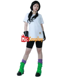 Damen Cosplay Kostüm mit Handschuhen und Überziehern - Bild 1 von 3
