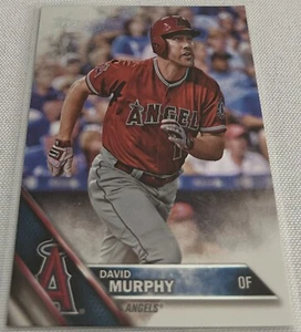 2016 Topps Baseball Series 1 David Murphy Los Angeles Angels Rainbow Foil #227 - Picture 1 of 3