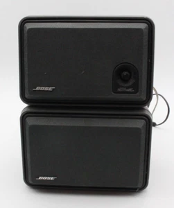 Vintage 1985 Bose Video Roommate Powered Speakers Pair Grey Outdoor/ Indoor - Picture 1 of 13