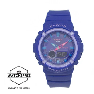 Casio Baby-G BGA-280 Lineup Blue Resin Band Watch BGA280DN-2A BGA-280DN-2A - image 1 of 4