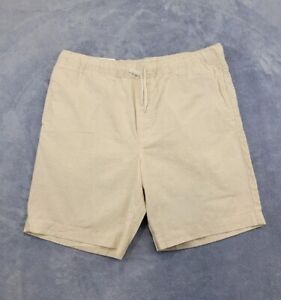 H&M Men's Shorts Large L New Pull On Stretch Drawstring 36 Cotton Lightweight 