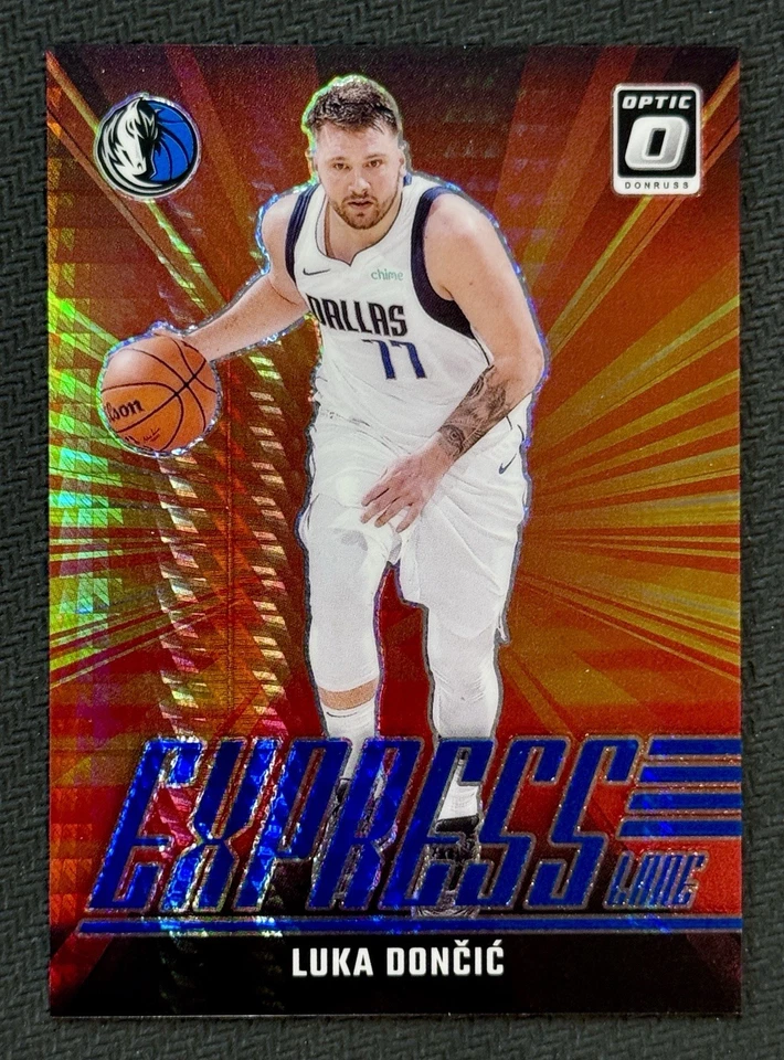 Panini Donruss Optic Luka Doncic Express Lane Prizm No. 2024-25 17 Azul/175 Foto 1 de 2
