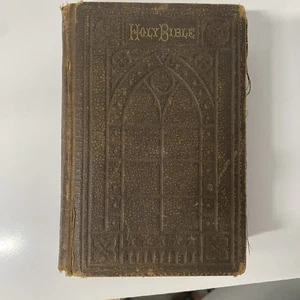 Vintage 1879 Holy Bible Old New Testament American Bible Society Miniature Book - Picture 1 of 15