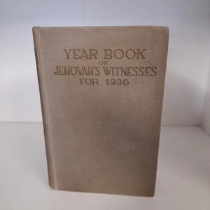 1936 YEAR BOOK of Jehovah's Witnesses Watchtower N7 - Imagen 1 de 11
