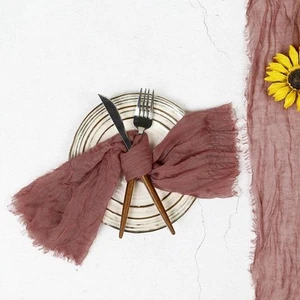 50 Gauze Cheesecloth Cotton Dinner Napkins Wedding Reception Party Decorations - Picture 1 of 218