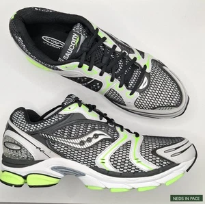 Saucony ProGrid Triumph 4 UK 12 schwarz silber grün - neu im Karton Retro OG - Bild 1 von 7