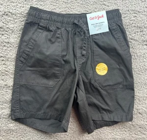 Cat & Jack Boy's Size Small (6-7) Above the Knee Pull on Shorts Gray - Picture 1 of 7