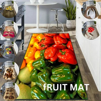 3D Non-Slip Kitchen & Hallway Runner Rugs – Washable Floor & Door Mats - Image 1 of 4