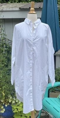 Acne Studios Size 38  Artsy White Dress Tunic Top Lagenlook - Image 1 of 4