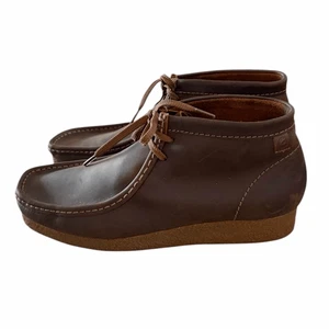 Clarks Wallabees Bienenwachs EVO Chukka Stiefel Leder Braun 10,5 - Bild 1 von 9
