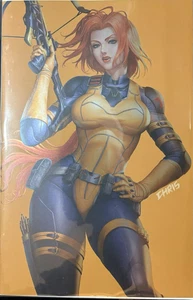 GI JOE REAL AMERICAN HERO #319 CHRIS NG Virgin SPOT FOIL Variant B LTD 750 - Picture 1 of 1