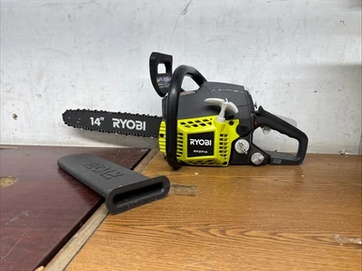 RYOBI 14 pulgadas Motosierra de gas 37cc 2 ciclos Foto 1 de 4