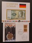 Banknotenbrief Numisbriefe  Deutschland  5 Mark 1980 ,5 Mark 20 Jahre DDR 1969
