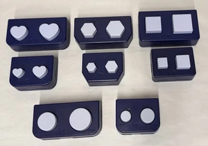 8x Creative Memories Punch Duo Cuts 1 1/4” & 1 1/2” & 1” & 3/4” Paper Craft - Picture 1 of 4