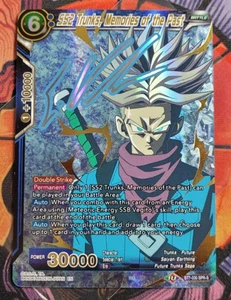 SS2 Trunks, Memories of the Past BT7-030 SPR Firmado Dragon Ball Card Masters - Imagen 1 de 6
