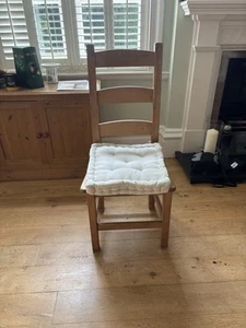 Six Solid Dining Pine Chairs - Picture 1 of 6