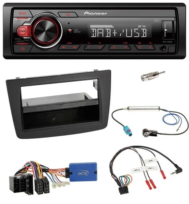 Pioneer MP3 1DIN DAB USB Lenkrad Autoradio für Alfa Romeo Mito 13-18 955 ISO sch - Bild 1 von 4