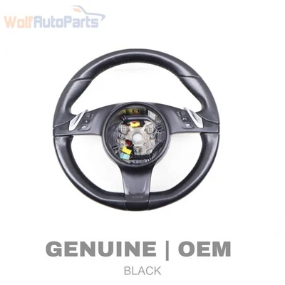 2011-2014 PORSCHE CAYENNE GTS 92A - 3-Spoke Steering Wheel (Leather) - Image 1 of 4