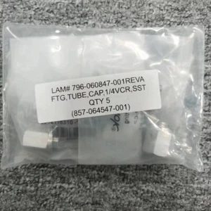 LAM RESEARCH 796-060847-001 REV A SWAGELOK SS-4-VCR-CP, Qty:5 - Picture 1 of 3