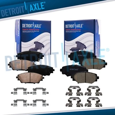 Front and Rear Ceramic Brake Pads for 2014 - 2018 Mazda 3 Sport Built in Japan - Image 1 of 4