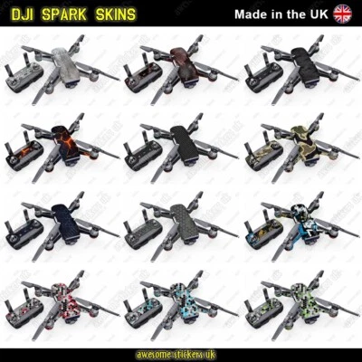 For  Spark  Drone Skins  Wraps stickers premium vinyl decal 013 - 024 - Image 1 of 2