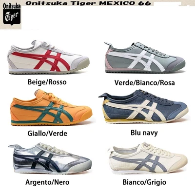 NUOVO SCARPE SPORTIVE CASUAL MEXICO66 UOMO DONNA SNEAKER ONITSUKA TIGER SCARPE