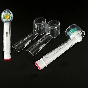 4x For Oral-B Electric Toothbrush Head Protective Cover For ToothBrush Head lids - Picture 1 of 4