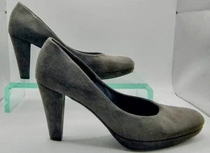 Zapatos de corte de cuero hechos a mano K&S (Kennel Und Schmenger) para dama en gris Reino Unido 4 - Imagen 1 de 12