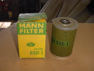 Nuevo filtro de aceite Mann Mercedes Benz 450 SE SEL SL SLC 280SE 300SEL 350 SL SLC SE  Foto 1 de 2