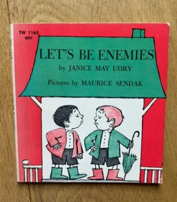 Let's Be Enemies - Janice May Udry & Maurice Sendak 1st Printing 1968 Scholastic - Image 1 of 4