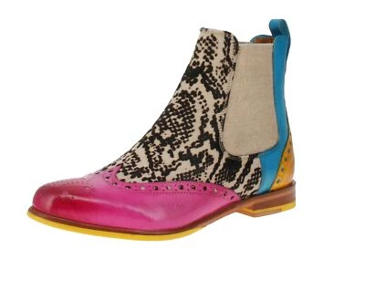 Melvin & Hamilton 124669 Selina 29 - Damen Boots - Vegas-Fuxia-Hairon-Snake