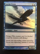 1x ** Storm Crow FOIL ** NM 8th Edition special Mystery booster version