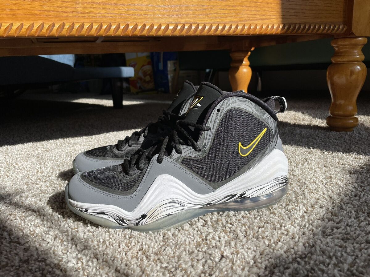 Nike Air Penny 5 Black Grey Tour Yellow for Sale Nike Air Penny 5 Black Grey Tour Yellow for Sale