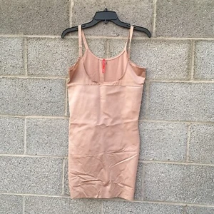 Spanx Smartgrip Slips Shape Wear Beige Adjustable Strap Open Bust Size 1X NWOT - Picture 1 of 12