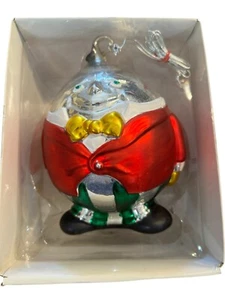 Dept. 56 Mercury Glass 8" Humpty Dumpty Christmas Ornament Large NIB - Picture 1 of 12