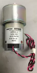 Ametek GM9213-3 Gearmotor 12VDC 65.5:1 Ratio (B131) - Picture 1 of 5
