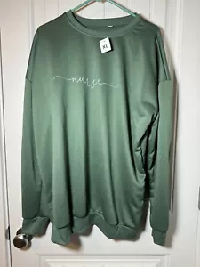 Unbranded Green “Nurse” Pullover Sweater Size XL - NEW WITH TAGS - Picture 1 of 2