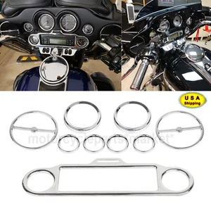 Chrome Inner Fairing Trim Kit For Harley Electra Glide Ultra Classic FLHTCU FLHX - Bild 1 von 9